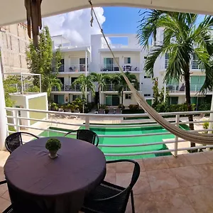 Poolside Tranquil In Mexico